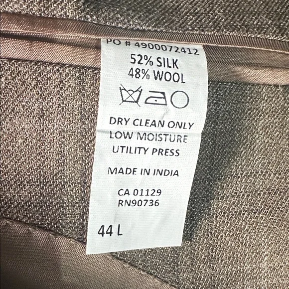 Ralph Lauren Beige Plaid Men's Blazer
